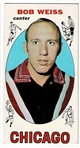1969 Topps Basketball #62 Bob Weiss - Chicago Bulls RC